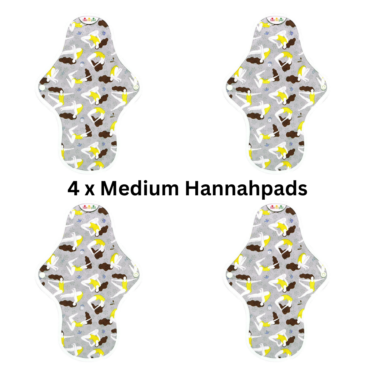 4x Hannahpad Medium Pads 27cm/35mL SAVE 70% Value Bundle