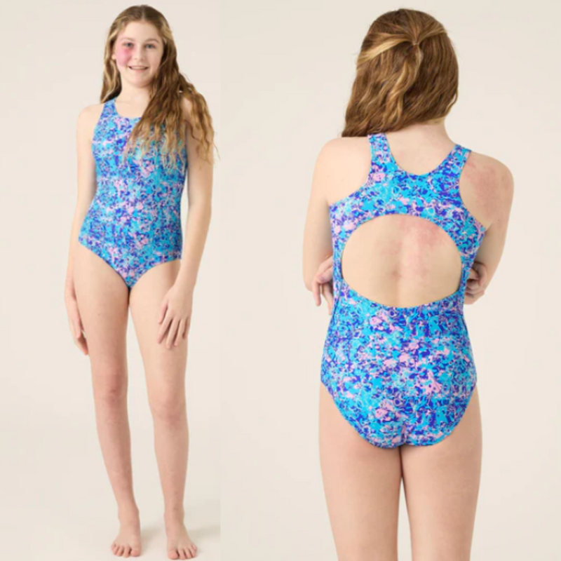 Kids Period Swimsuit One-Piece Period Bathing Suits for Teens