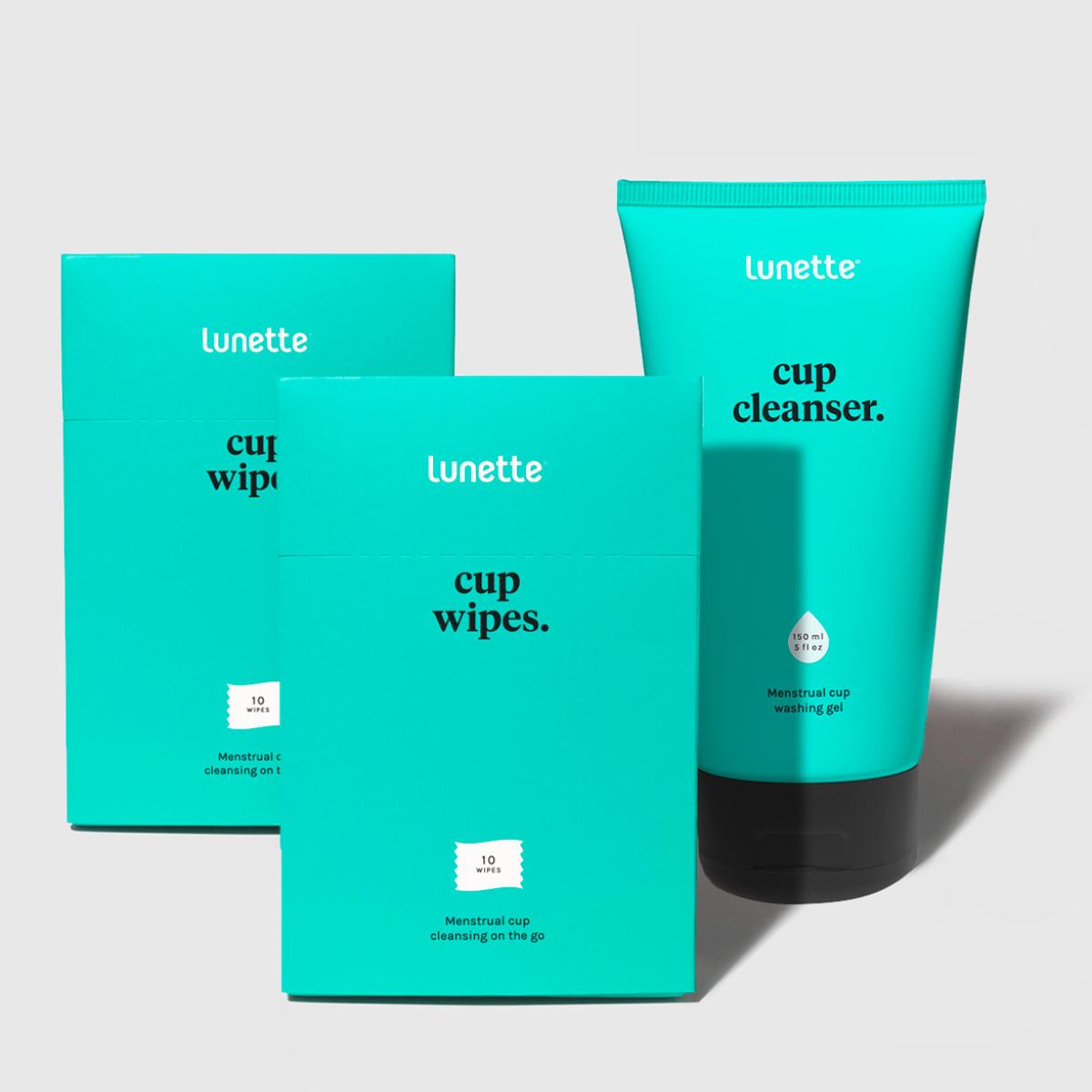 Lunette Cup Cleanser and Cup Wipe Bundle