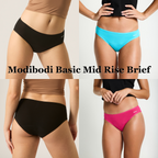 Modibodi™ Basic Mid-Rise Brief (Adult sizes 8-20)