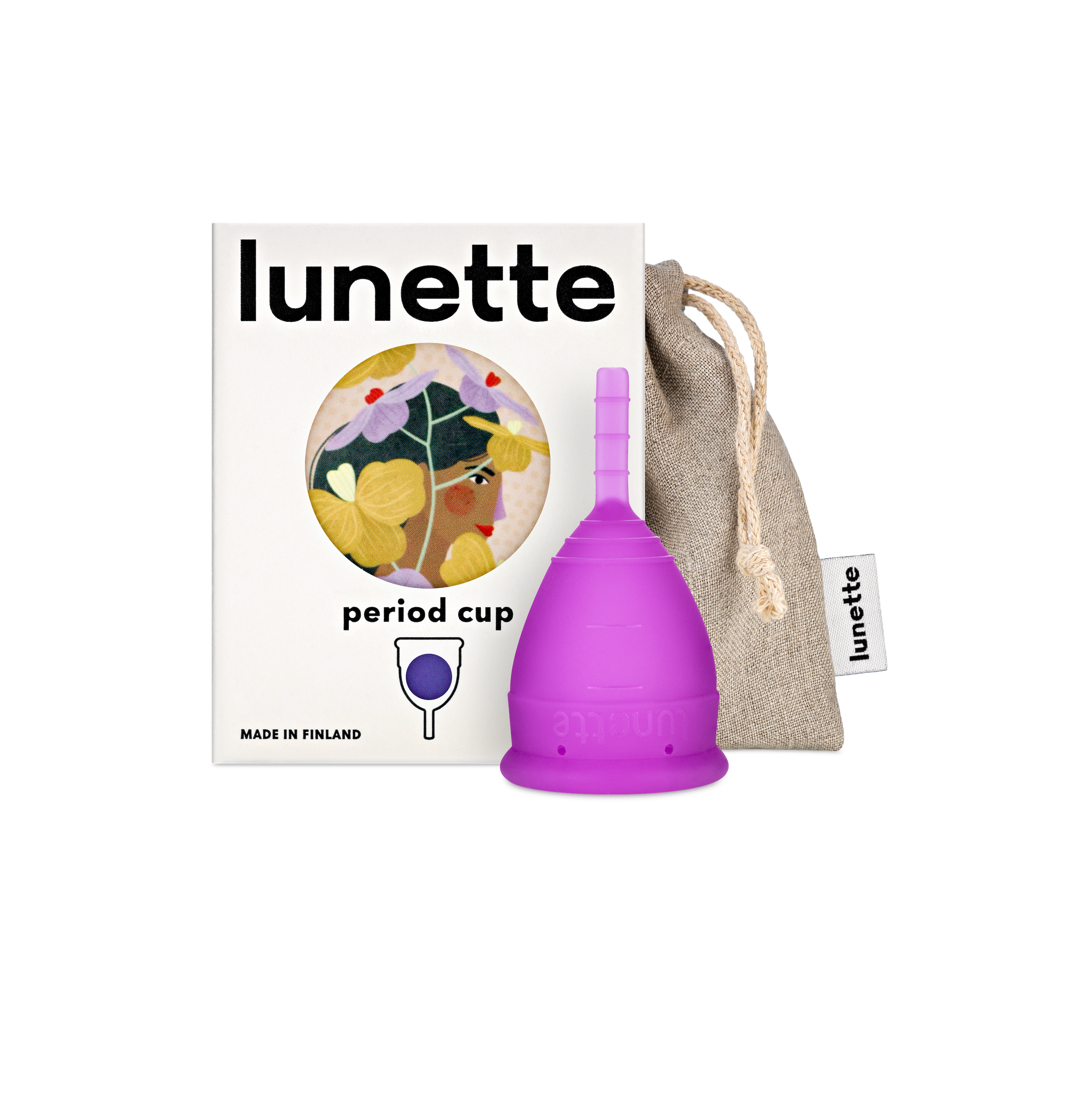 Lunette Period Cup Violet Size 1&2