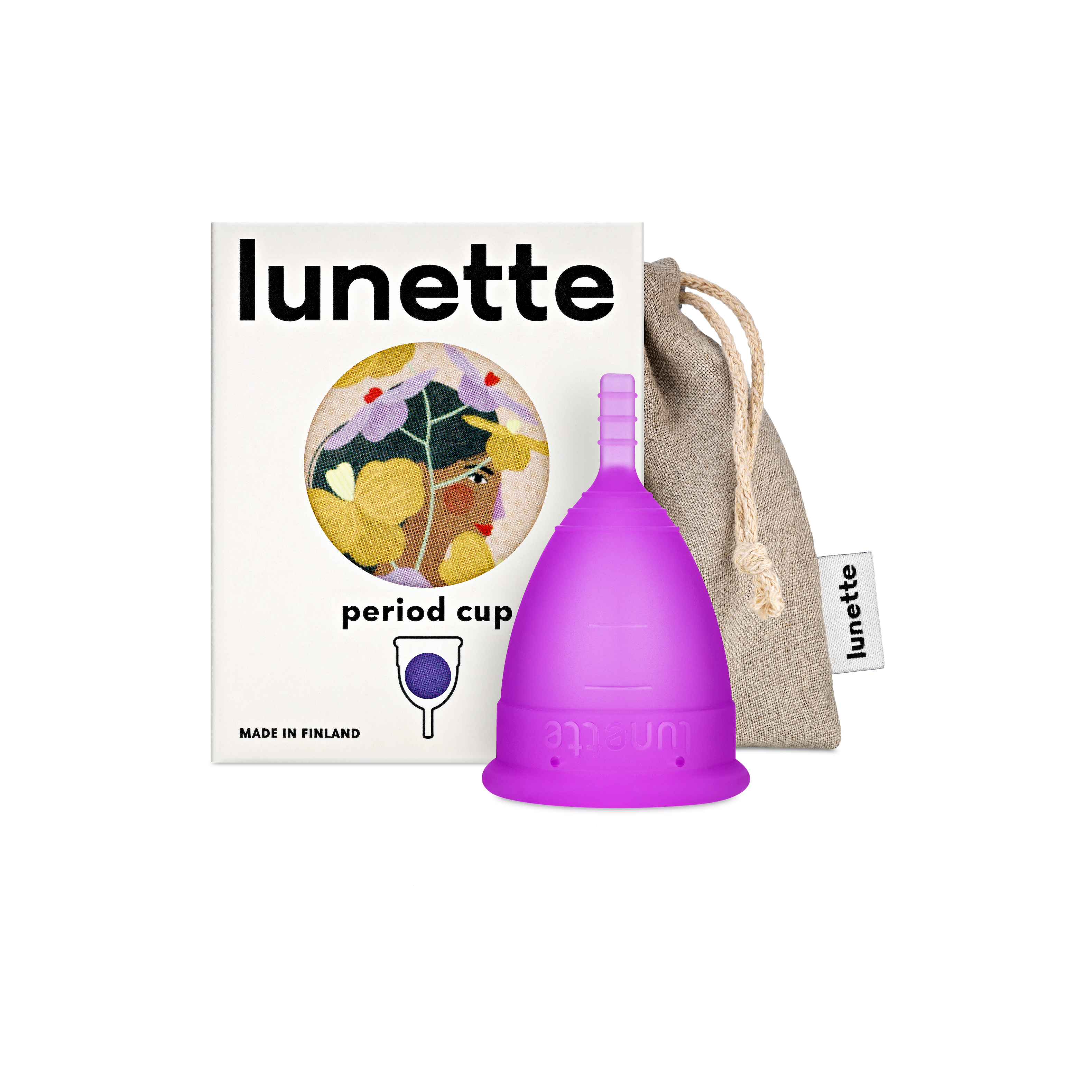 Lunette Period Cup Violet Size 1&2