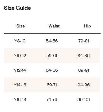 SALE MODIBODI- TEEN SIZES