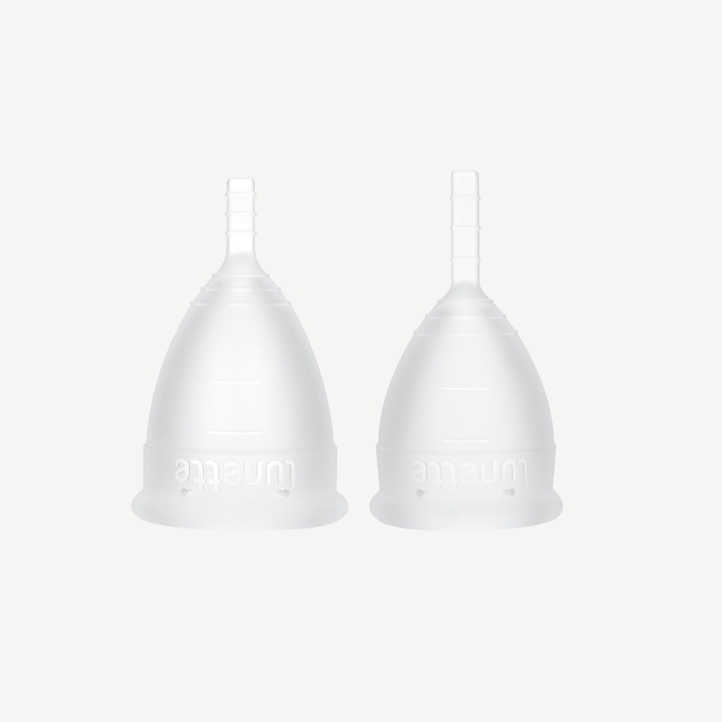 Lunette Period Cup Clear Size 1&2